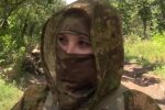 Женщина в ВСУ: скрин с видео