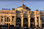 Вокзал в Одессе. Фото: скриншот YouTube-видео.