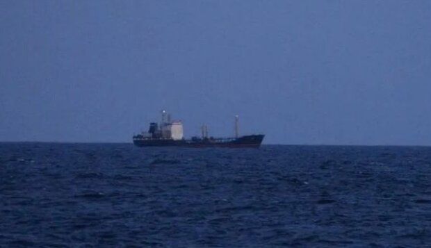 Российский танкер поддержки «Кама» в Северном море на прошлой неделе