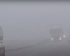 Туманы на дорогах. Фото: скриншот YouTube-видео.