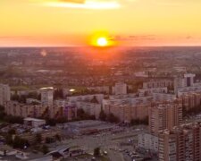 Украинский город: скрин с видео