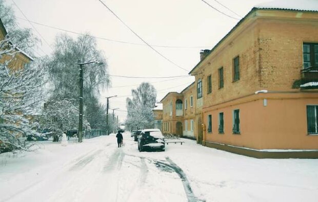 Снегопады в Украине. Фото: Акценты