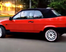 ВАЗ-2108 "кабриолет". Фото: скриншот YouTube-видео.