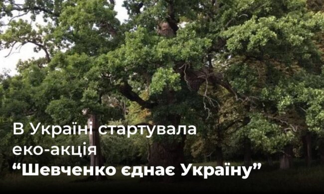 Держекоінспекція закликає підтримати важливу еко-акцію "Шевченко єднає Україну": висадження дубів у національних парках та заповідниках