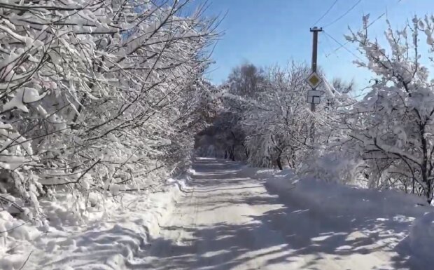 В Украину идет настоящая зима. Фото: скриншот YouTube-видео