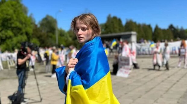 Украинка: скрин из сети