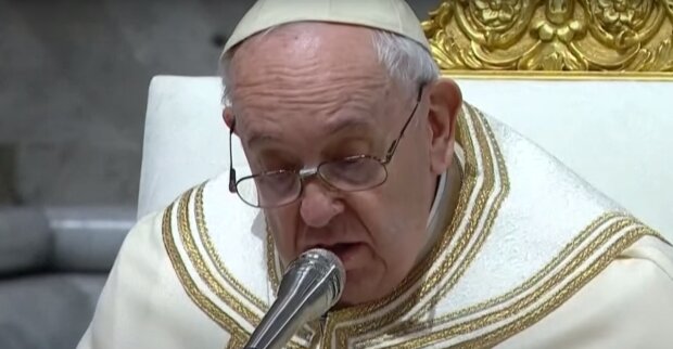 Папа Римский: скрин с видео YouTube