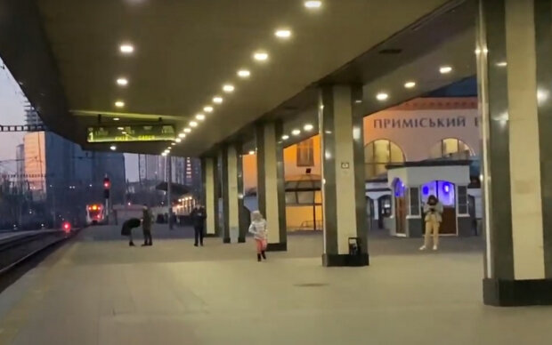 Киевский вокзал. Фото: скриншот YouTube-видео.