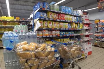 Продукты в супермаркете.  Фото: скриншот YouTube-видео