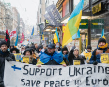 В Финляндии украинцы вышли на митинг