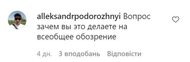 Комментарии со страницы Веры Брежневой в Instagram