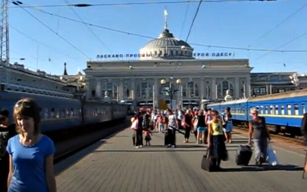 Вокзал. Фото: скриншот YouTube-видео.
