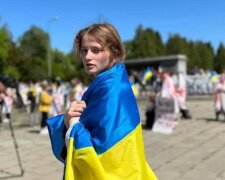 Украинка: скрин из сети