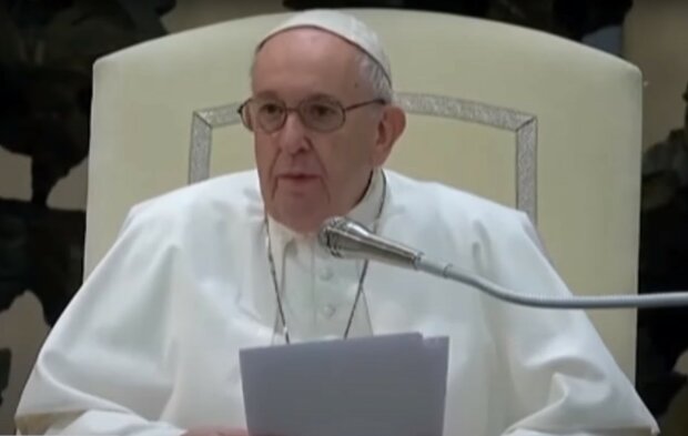 Папа Римський. Фото: скриншот Youtube-видео