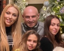 Оля Полякова з родиною: скрін із мережі