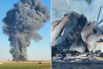 Взрыв на молочной ферме: скрин из сети