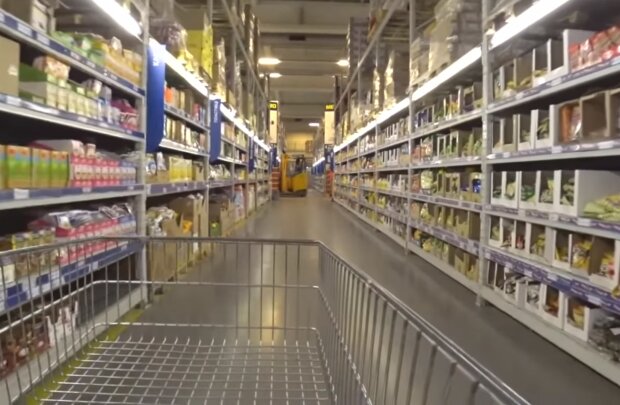 Супермаркет в Украине. Фото: скриншот YouTube-видео