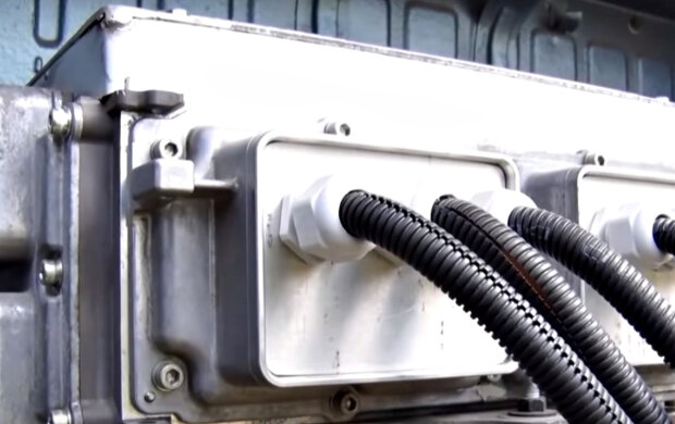 Силовая установка электроЗАЗа. Фото: скриншот YouTube-видео.