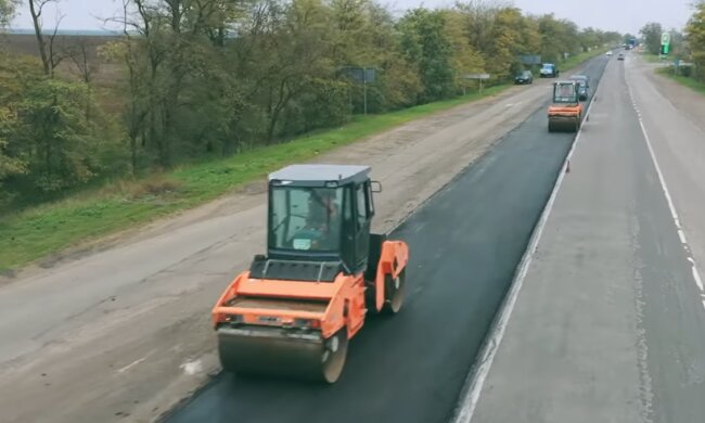 Строительство дорог. Фото: скриншот Youtube-видео