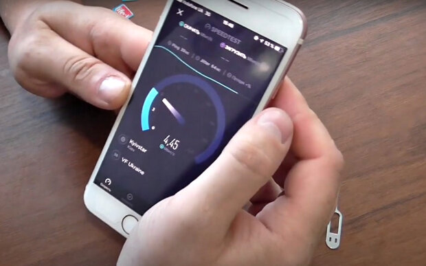 Скорость мобильного Интернета. Фото: скриншот YouTube-видео.