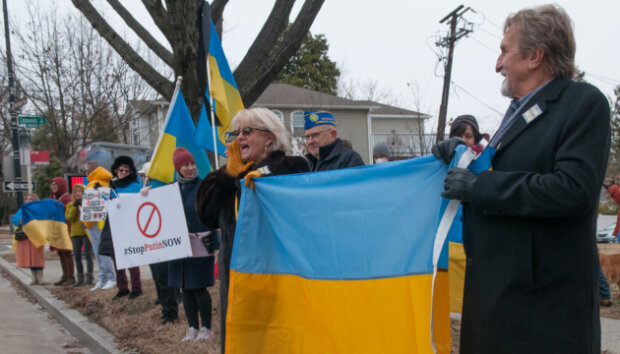 В США прошли акции протеста из-за ситуации в Украине