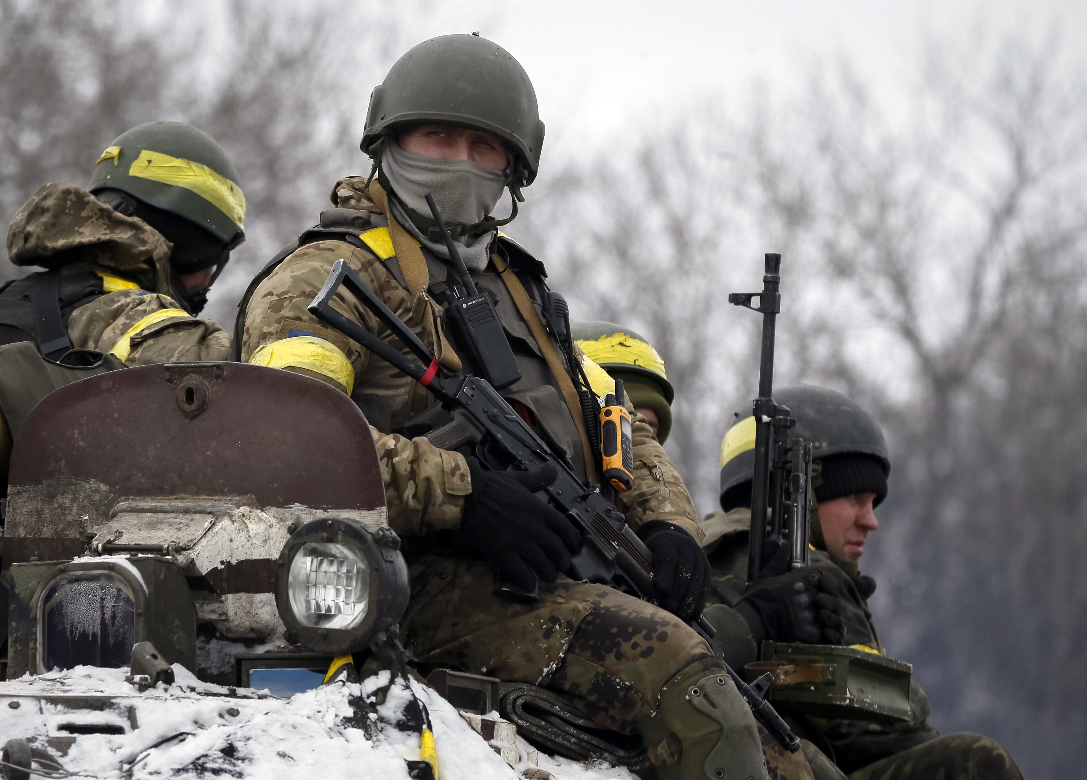 Укр солдат. ВСУ Украины 2014.